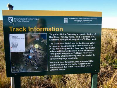 Track Information Tongariro Alpine Crossing