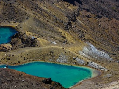 Emerald Lakes am Tongariro Alpine Crossing