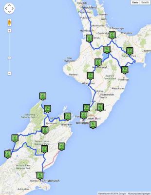 Rundreise Neuseeland - Die Mitte