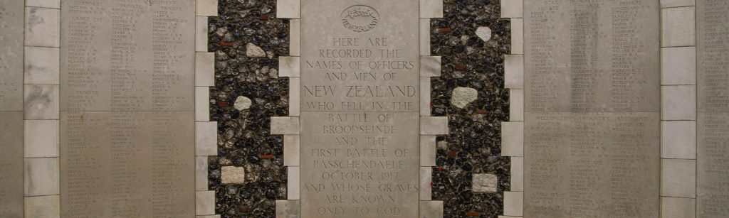 Grabstätte neuseeländischer Soldaten in Belgien