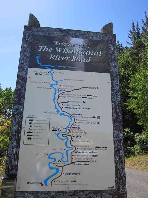 Whanganui River Road - wo kann man was machen?