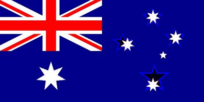 Flagge Australiens und Neuseelands im Vergleich