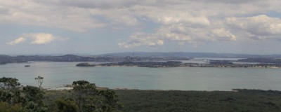 Blick von Rangitoto auf den Hauraki Golf