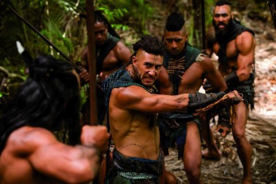 Kampf der Maori im Film Death Lands