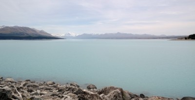 Lake Pukaki mit den Southern Alps