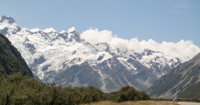 Gletscher-Landschaft bei Mount Cook