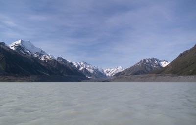 Panorama-Ansicht vom Lake Tasman