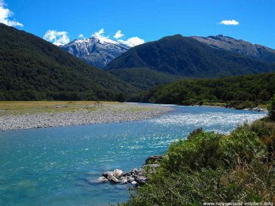 Haast Pass River