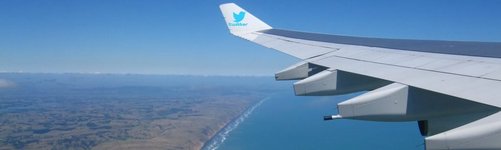 Flügel eines Flugzeugs, auf dem Weg nach Neuseeland